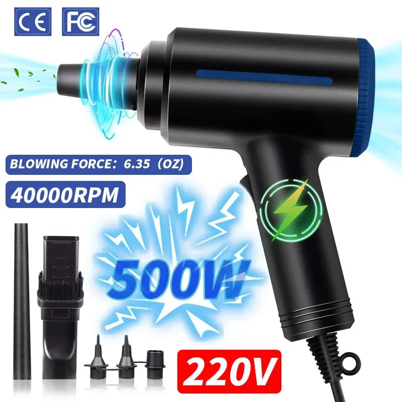 Rechargeable Electric Air Duster - Cordless Compressed Air Blower for Dust Cleaning, Ideal for Laptops and Computers
